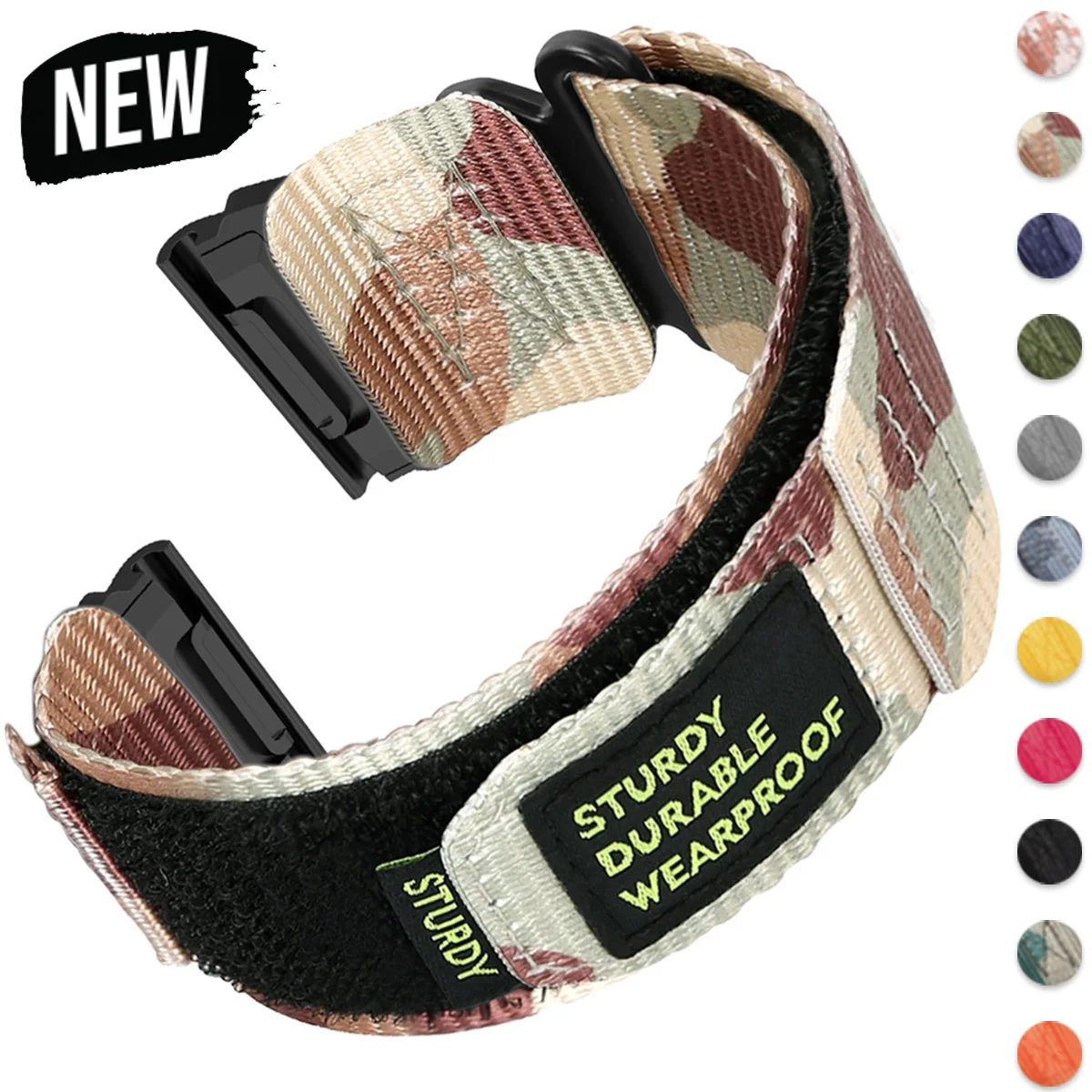 Watch Smartwatch Android - 22mm 26mm Nylon strap for Garmin