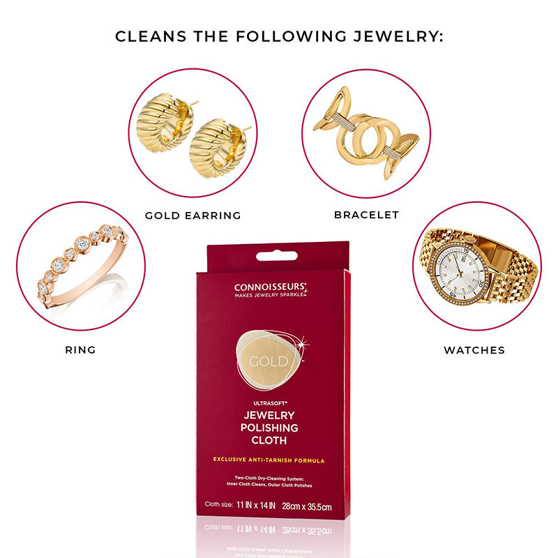 Connoisseurs Gold Polishing Cl - Watch Polishing Cloth recension och pris