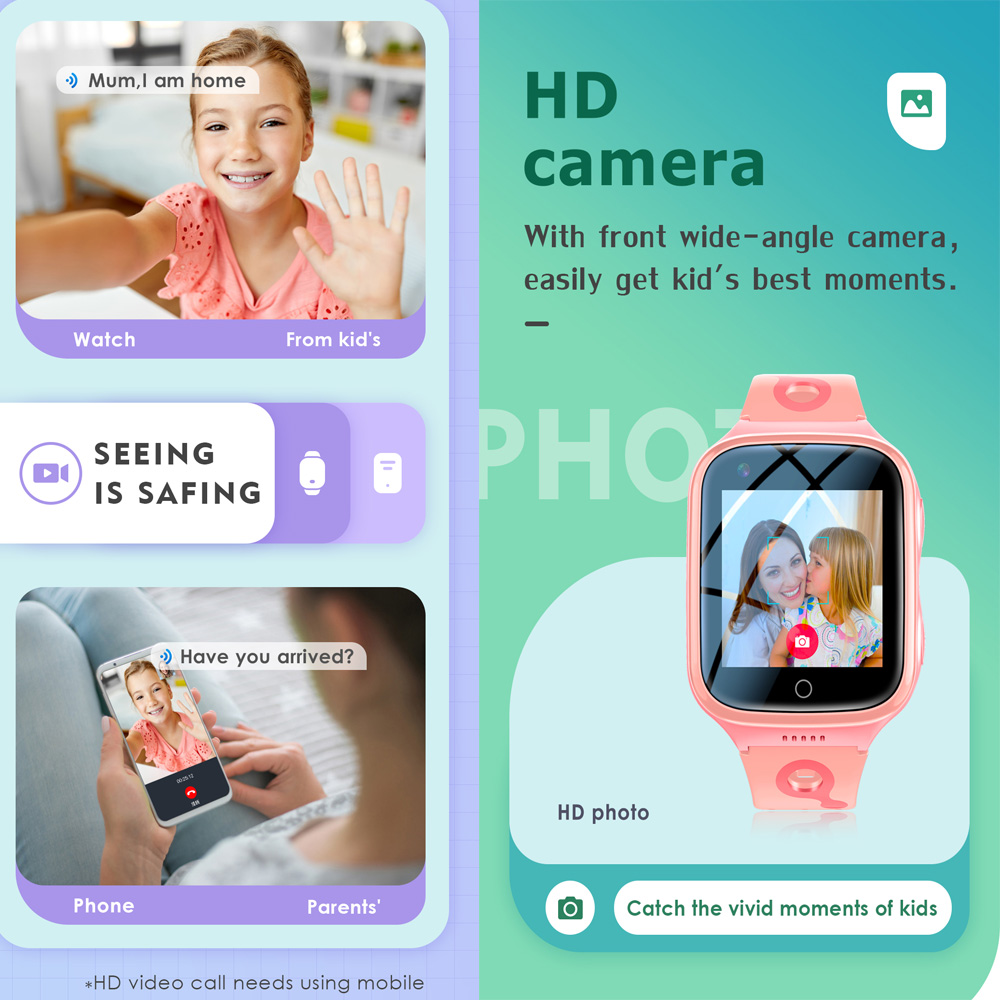 Hot 4G Kids Smartwatch 1000 Ma - Smartwatch Digital Watches For Boys recension och pris