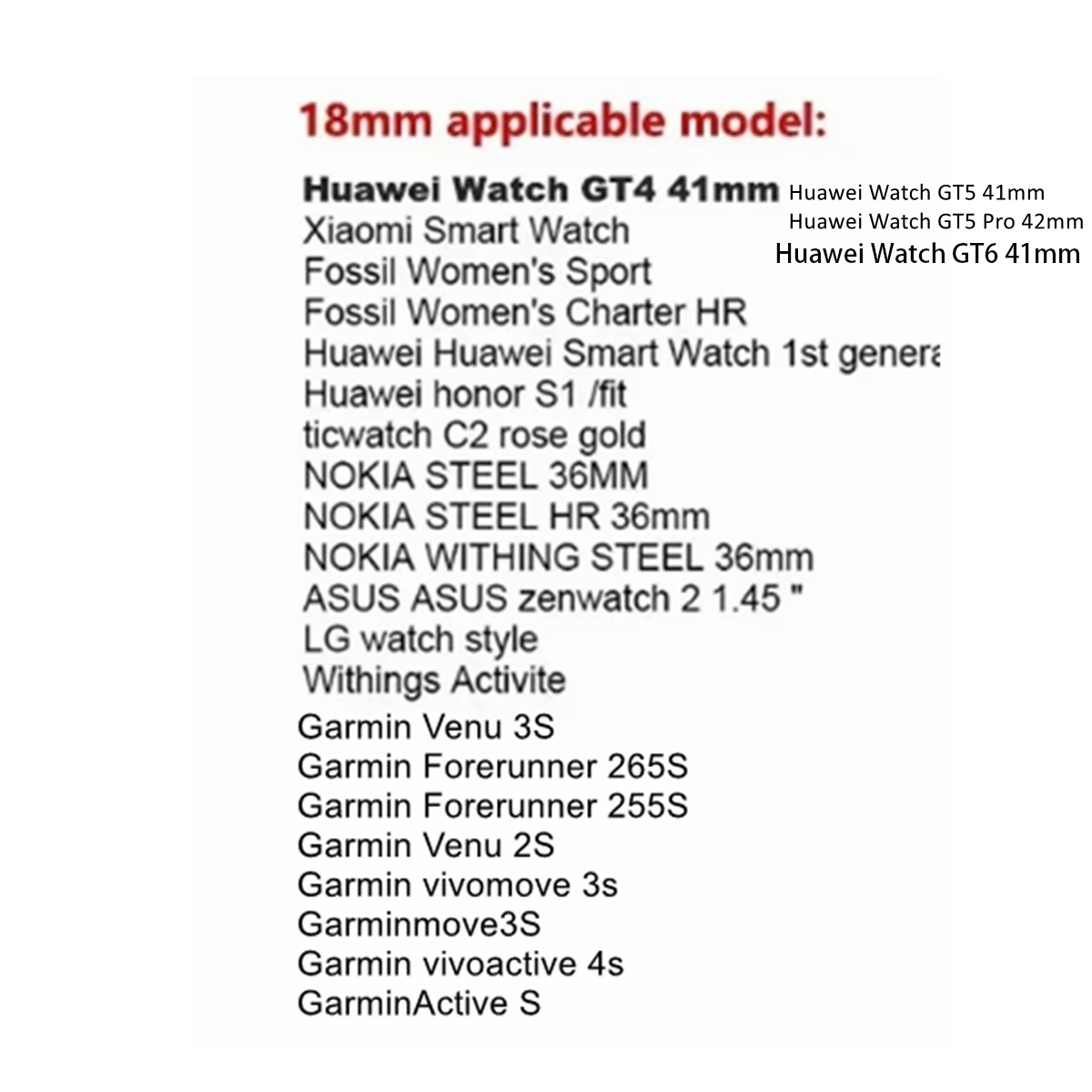 3Pcs 18/20/22mm Quick Release  - Smartwatch Samsung Watches For Women recension och pris