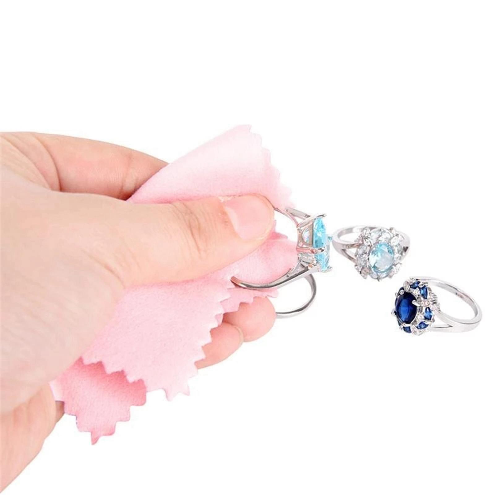 50 Pcs Jewelry Cleaning Polish - Watch Polishing Cloth recension och pris