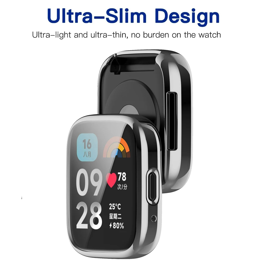 TPU Screen Protector Cover For - Smartwatch Redmi Watches recension och pris