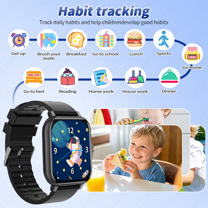 LIGE 2025 Audiobook Children S - Smartwatch Digital Watches For Boys recension och pris