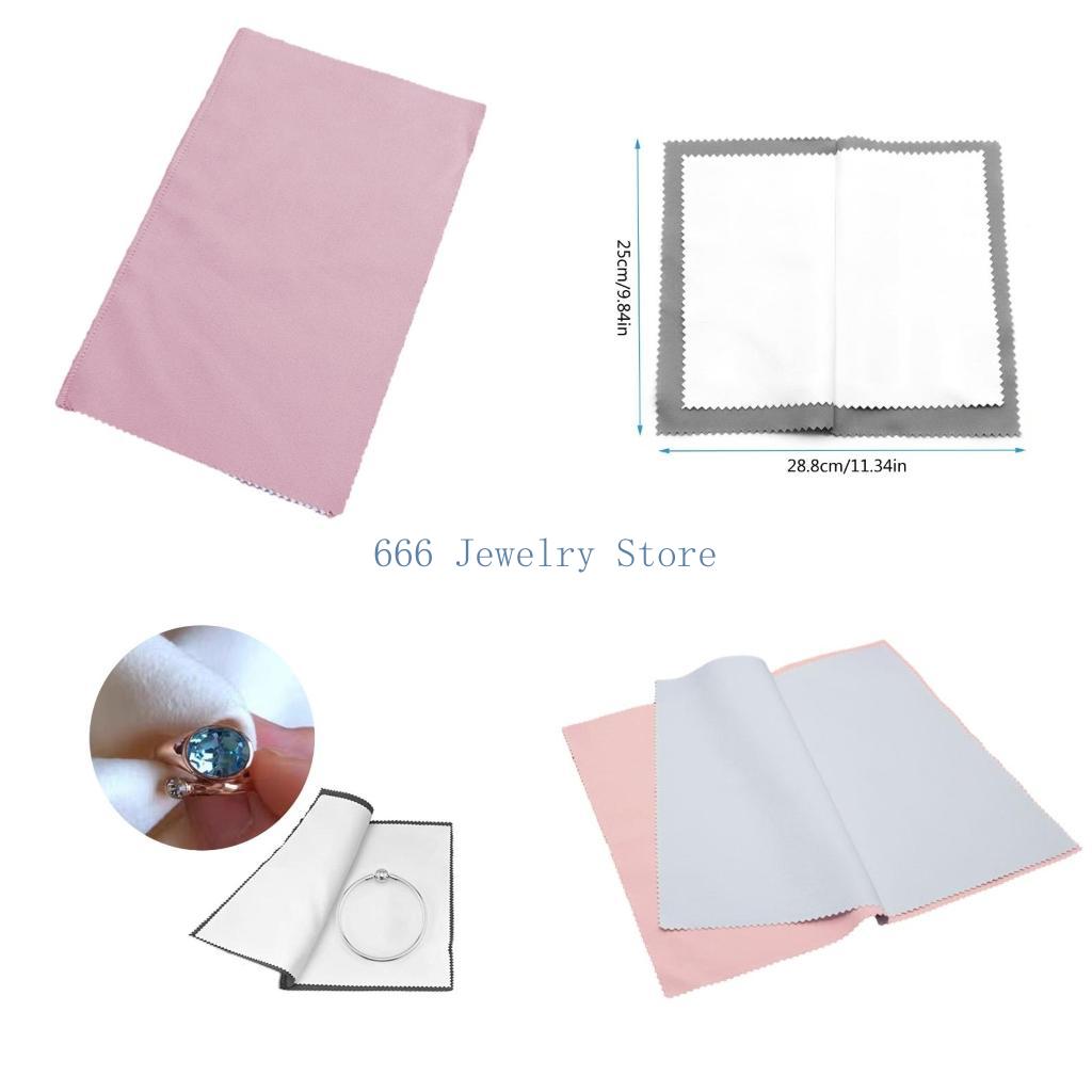F2TD Silver Cleaning Cloth Dou - Watch Polishing Cloth recension och pris