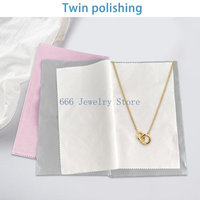 F2TD Silver Cleaning Cloth Dou - Watch Polishing Cloth recension och pris