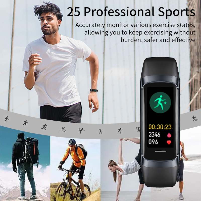 LIGE 1.1 Inch Amoled Heart Rat - Smartwatch Health Watches For Women recension och pris