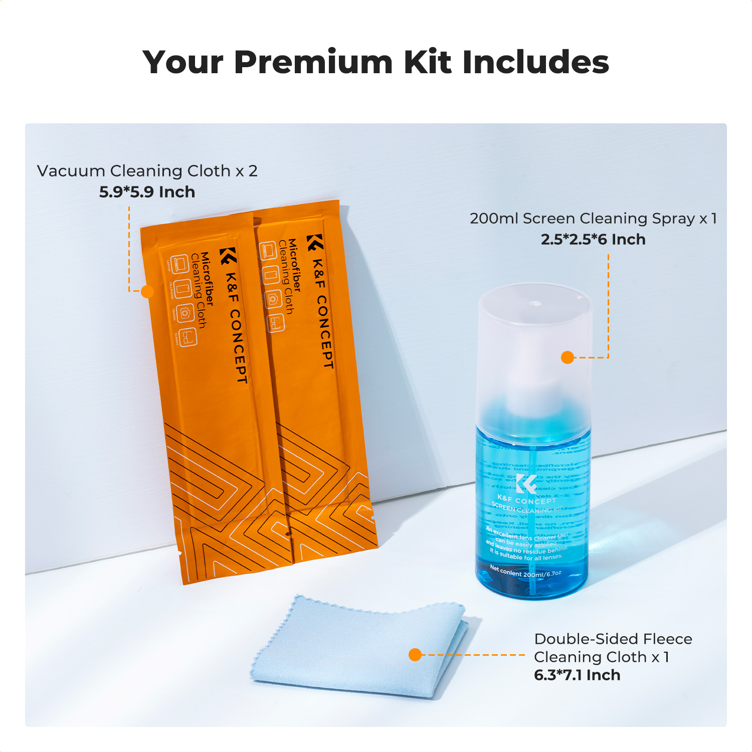 K&F CONCEPT 200ML Screen Clean - Watch Polishing Cloth recension och pris