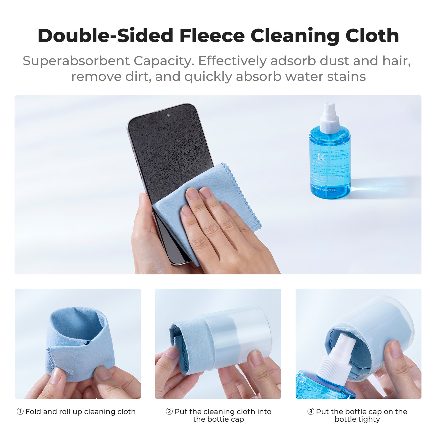 K&F CONCEPT 200ML Screen Clean - Watch Polishing Cloth recension och pris