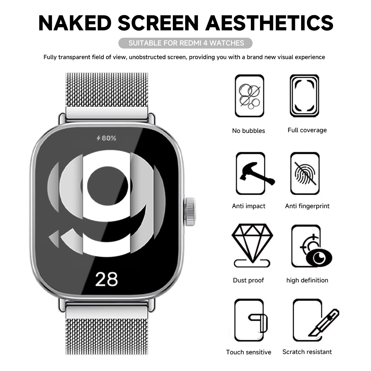 Tempered Glass for Xiaomi Redm - Smartwatch Redmi Watches recension och pris