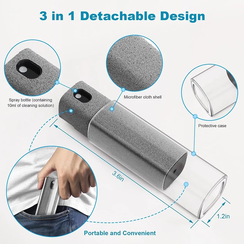 Mini Screen Cleaner Spray Smar - Watch Polishing Cloth recension och pris
