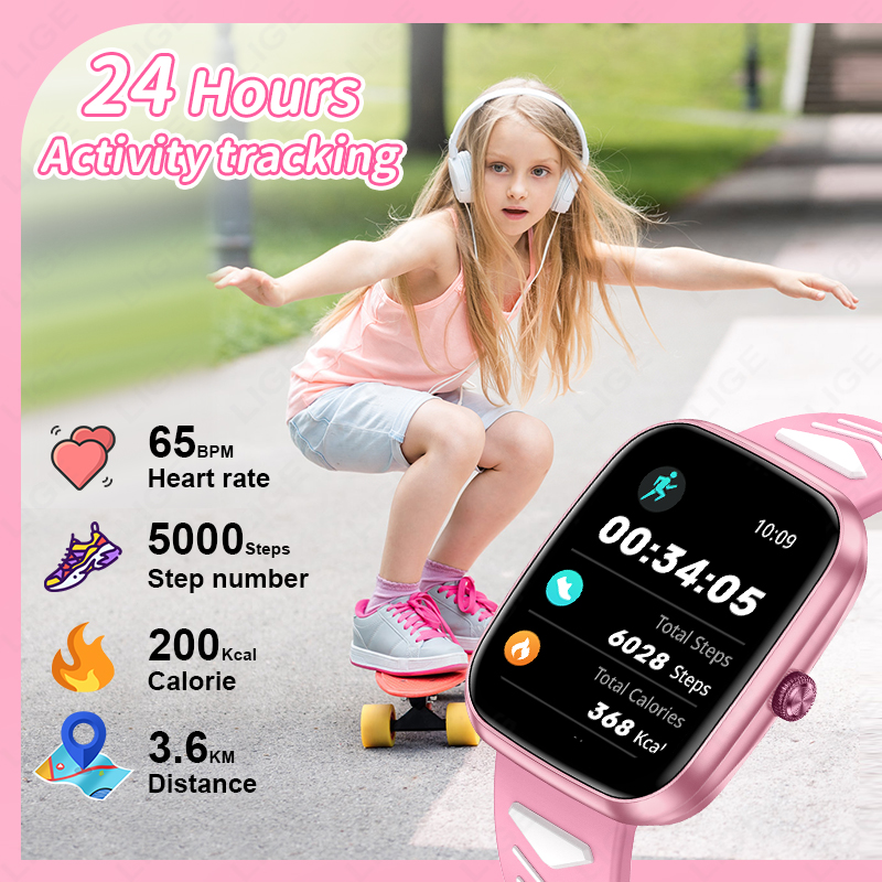 LIGE New 1.75 Inch Bluetooth C - Smartwatch Digital Watches For Boys recension och pris