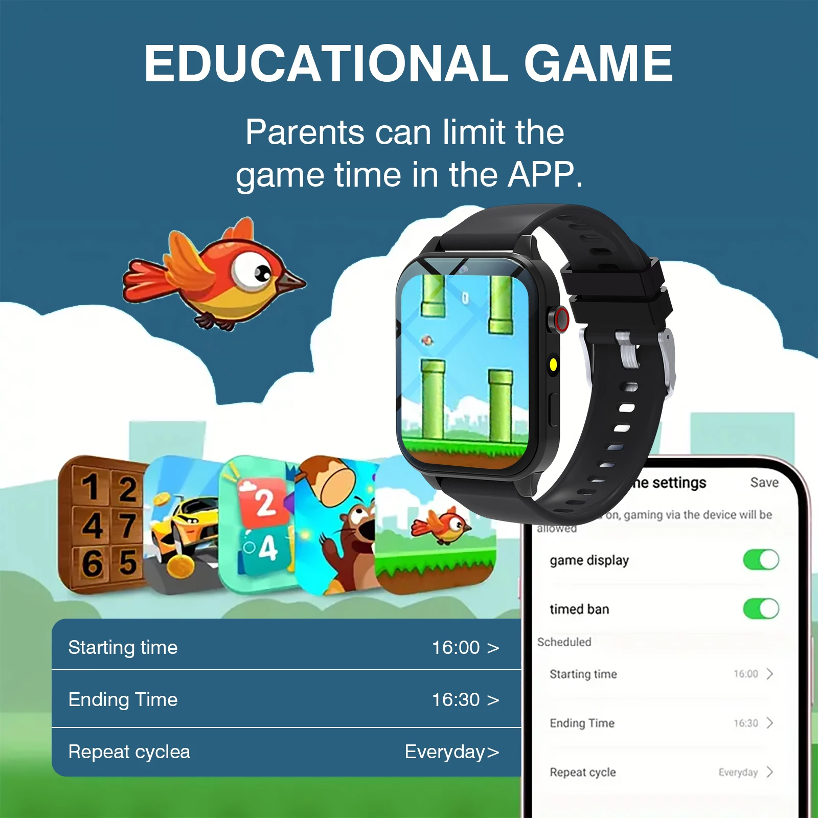 Kids′s Smart Watch 18 Games Ca - Smartwatch Watches Kids recension och pris
