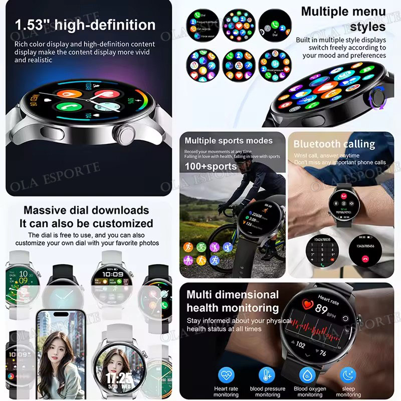 New SmartWatch for Men Women B - Smartwatch Professional Watches For Men recension och pris