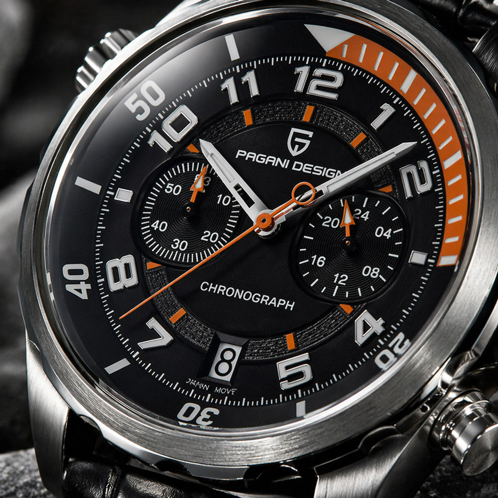 PAGANI DESIGN Classic Leather  - Anti-Magnetic Watch recension och pris