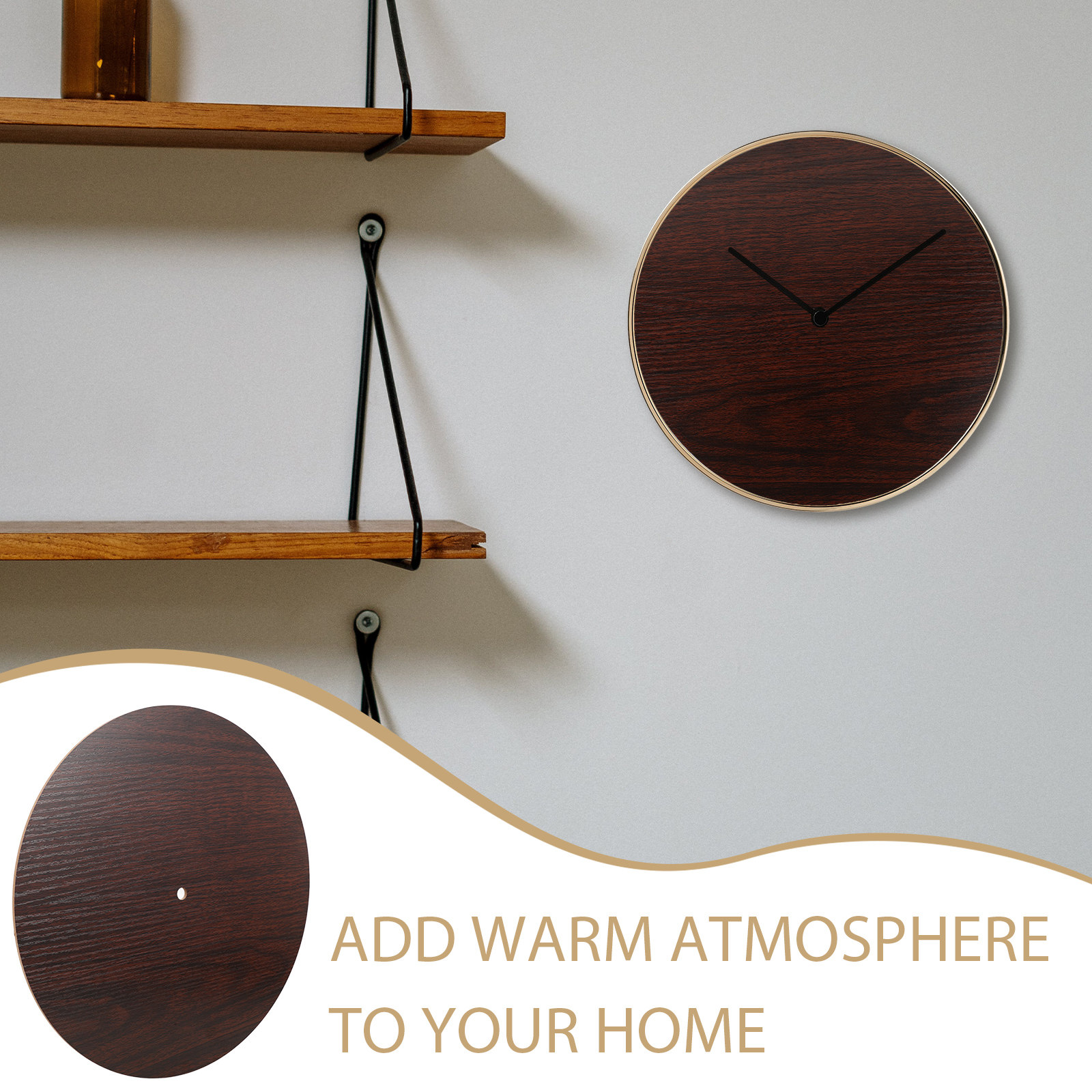 Wood Grain Clock Dial Replacem - Kids Watches Not Smartwatch recension och pris
