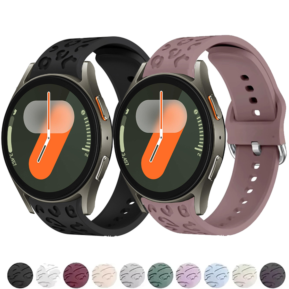 Leopard Engraved No Gaps Band  - Smartwatch Samsung Watches For Women recension och pris