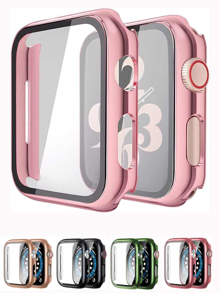 Glass+case For Apple Watch ban - Smartwatch Watches For Girls recension och pris
