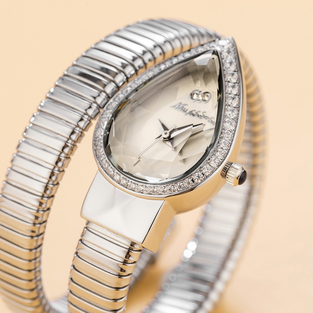 MISSFOX Snake Shape Diamond Wa - Anti-Magnetic Watch recension och pris
