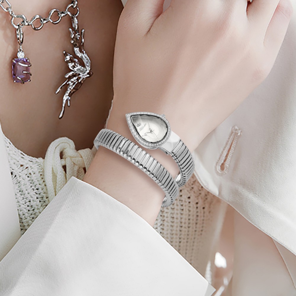 MISSFOX Snake Shape Diamond Wa - Anti-Magnetic Watch recension och pris