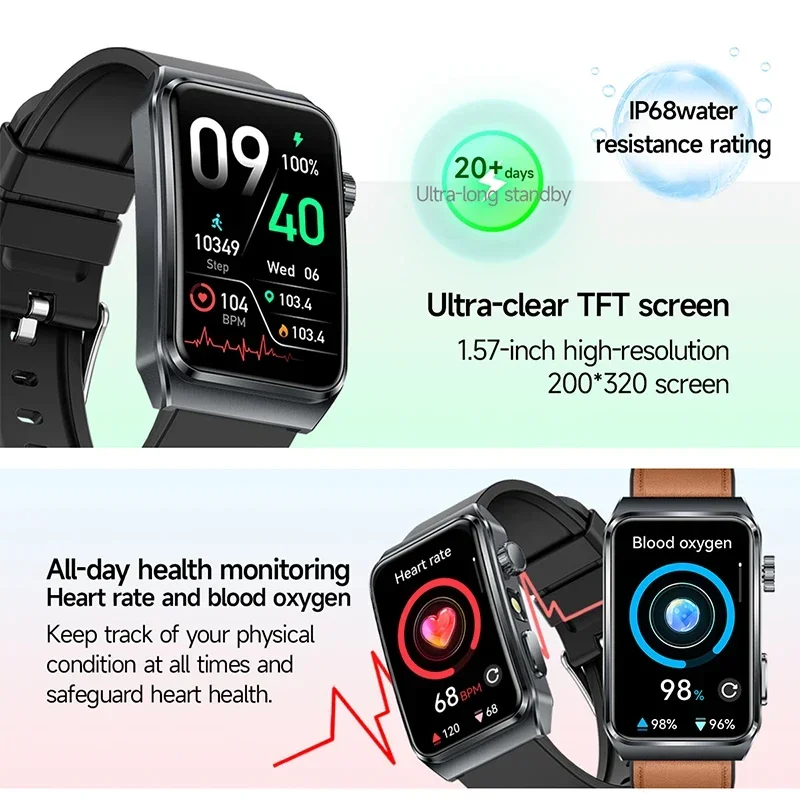 2026 New ECG+PPG Health Analys - Smartwatch Professional Watches For Men recension och pris